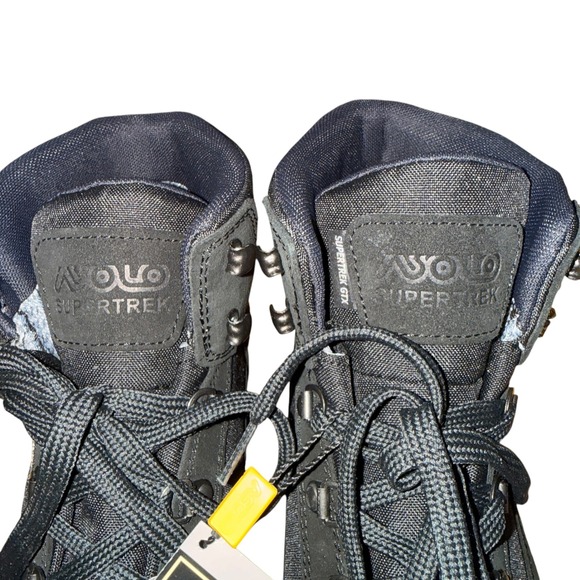 NEW ASOLO SuperTrek GTX MM Men 9 Gore-Tex WATERPROOF Petroleum Black Hiking Boot main image 4
